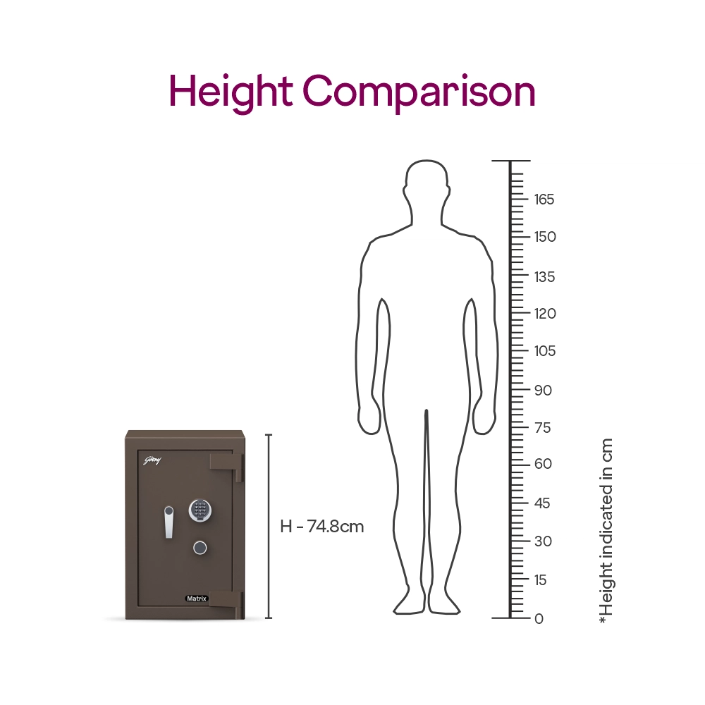 Godrej Matrix 2414(66L) V5 EL + KL Coffee Brown